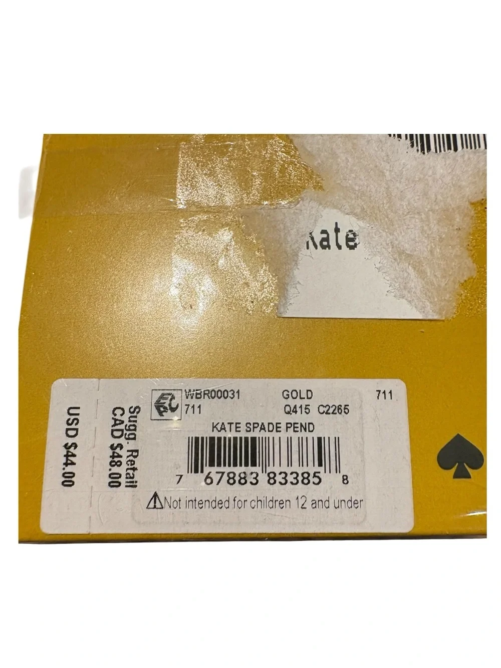 KATE SPADE Gold-tone 